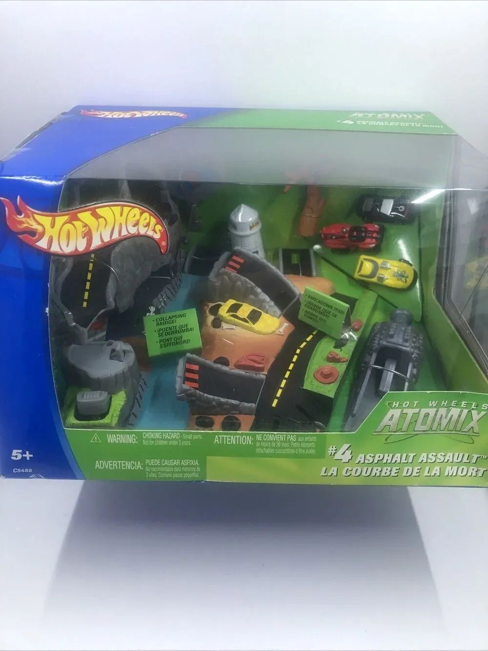 HOT WHEELS ATOMIX #4 Asphalt Assault By Mattel. NIB
